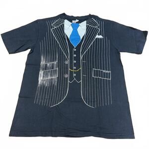 Vintage 90s Hanes Beefy-T Tuxedo Graphic Tee Single Stitch USA